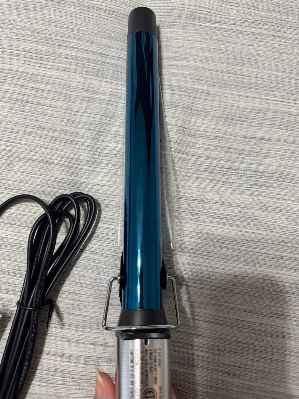 BabylissPRO 1 in Nano Titanium Professional Curling Iron with Extended Barrel
